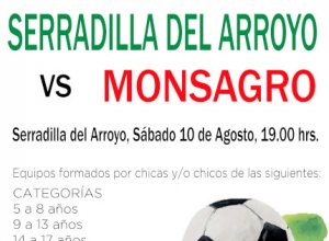 Torneo de futbol Serradilla del Arroyo vs Monsagro