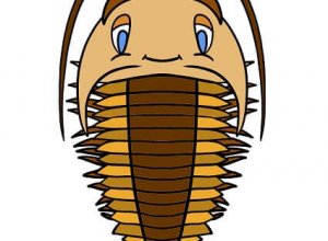 Este es Huellitas, mascota del Centro de Interpretación de los Mares Antiguos de Monsagro.