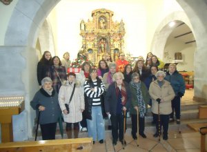 Las féminas festejan a su patrona.